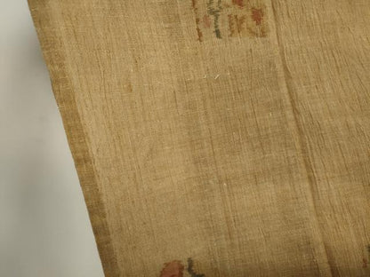 平和屋着物＊夏物　本場小千谷ちぢみ　花唐草文　麻　逸品　CABI6502ou