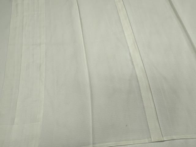 平和屋着物＊夏物　長襦袢　絽　生成り色　五泉　反端付き　正絹　逸品　CABI6505ou