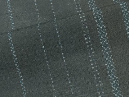 平和屋着物＊夏物　紗紬　縞　正絹　逸品　CABI6507ou