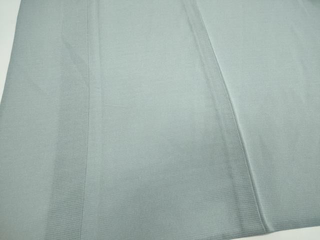 平和屋着物＊夏物　色無地　絽縮緬　湊鼠色　正絹　逸品　未使用　CABI6508ou