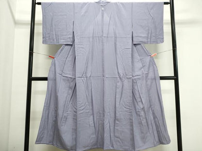 平和屋着物＊夏物　色無地　絽　薄鼠色　正絹　逸品　未使用　CABI6509ou