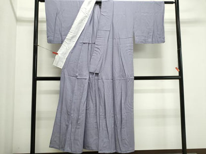 平和屋着物＊夏物　色無地　絽　薄鼠色　正絹　逸品　未使用　CABI6509ou