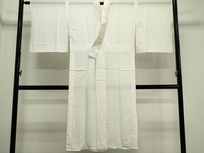 平和屋着物＊夏物　長襦袢　絽　生成り色　正絹　逸品　CABI6511ou