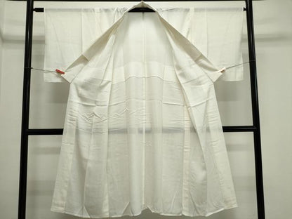 平和屋着物＊夏物　長襦袢　絽　生成り色　正絹　逸品　CABI6511ou