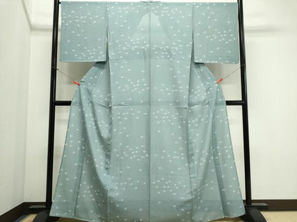 平和屋着物＊夏物　小紋　絽　飛鳥文　やまと誂製　正絹　逸品　CABI6516ou