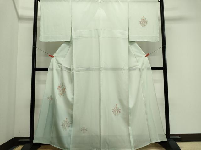 平和屋着物＊夏物　中国三大刺繍　スワトウ刺繍　総刺繍　訪問着　絽　花鳥文　正絹　逸品　未使用　CABI6517ou