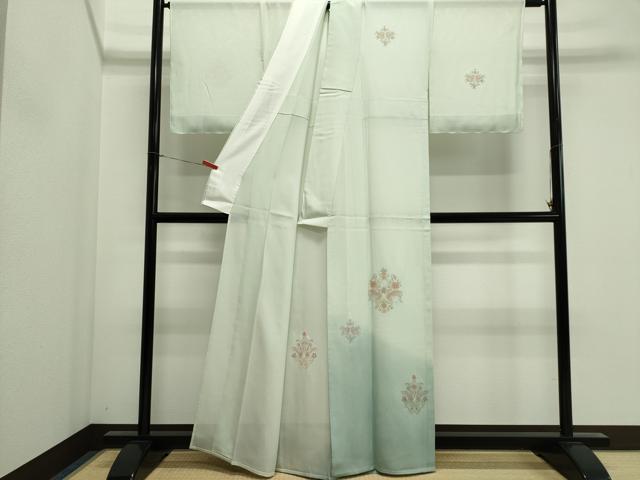 平和屋着物＊夏物　中国三大刺繍　スワトウ刺繍　総刺繍　訪問着　絽　花鳥文　正絹　逸品　未使用　CABI6517ou