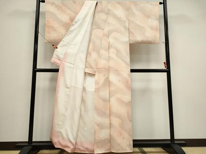 平和屋着物■訪問着　樹林地紋　暈し染め　正絹　逸品　CABI6521ou