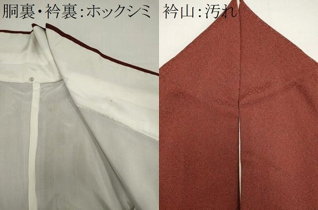 平和屋着物■江戸小紋　本草木染　鮫小紋柄　反端付き　正絹　逸品　CABI6527ou