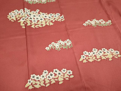 平和屋着物■訪問着　草花文　阪急百貨店扱い　正絹　逸品　CABI6534ou