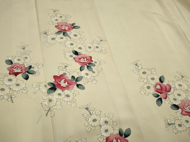平和屋着物■訪問着　手描き　枝花文　正絹　逸品　CABI6536ou