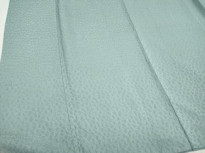 平和屋着物■上質な色無地　花地紋　秘色色　正絹　逸品　CABI6537ou