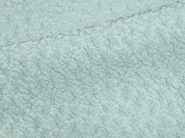 平和屋着物■上質な色無地　花地紋　秘色色　正絹　逸品　CABI6537ou