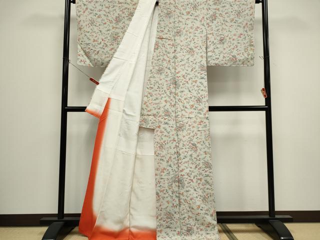 平和屋着物■上質な小紋　花車文　正絹　逸品　CABI6545ou