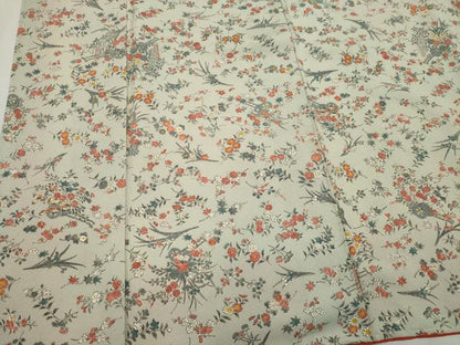 平和屋着物■上質な小紋　花車文　正絹　逸品　CABI6545ou