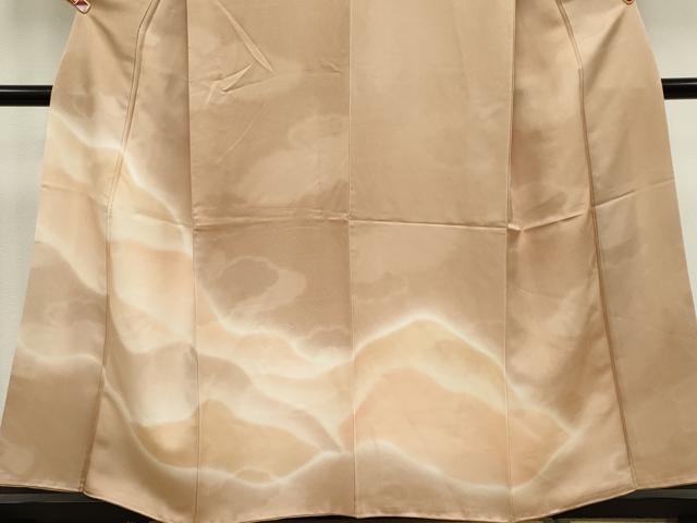 平和屋着物■訪問着　遠山文　正絹　逸品　CABI6552ou