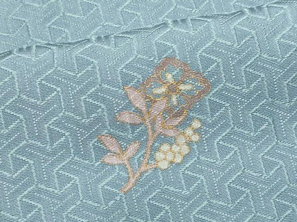 平和屋着物■上質な小紋　舞花文　金彩　正絹　逸品　CABI6554ou