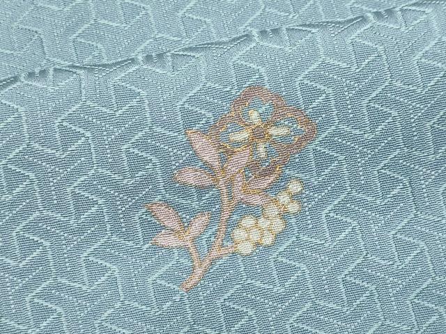 平和屋着物■上質な小紋　舞花文　金彩　正絹　逸品　CABI6554ou