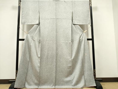 平和屋着物■上質な小紋　作家物　霞文　正絹　逸品　未使用　CABI6557ou