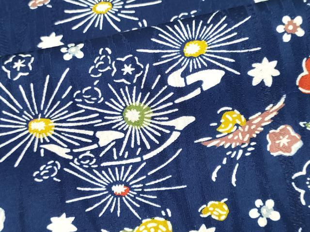 平和屋着物■上質な小紋　花鳥文　正絹　逸品　CABI6558ou