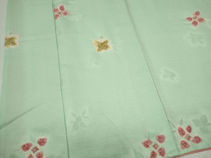 平和屋着物■上質な小紋　絞り　舞花文　金彩　正絹　逸品　CABI6559ou