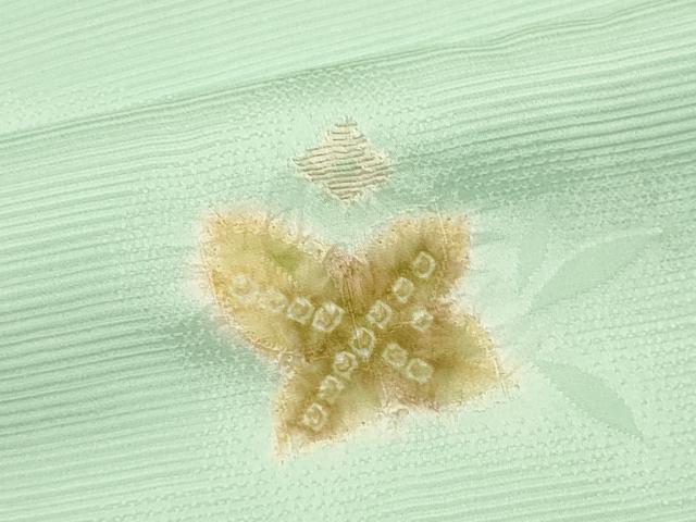 平和屋着物■上質な小紋　絞り　舞花文　金彩　正絹　逸品　CABI6559ou
