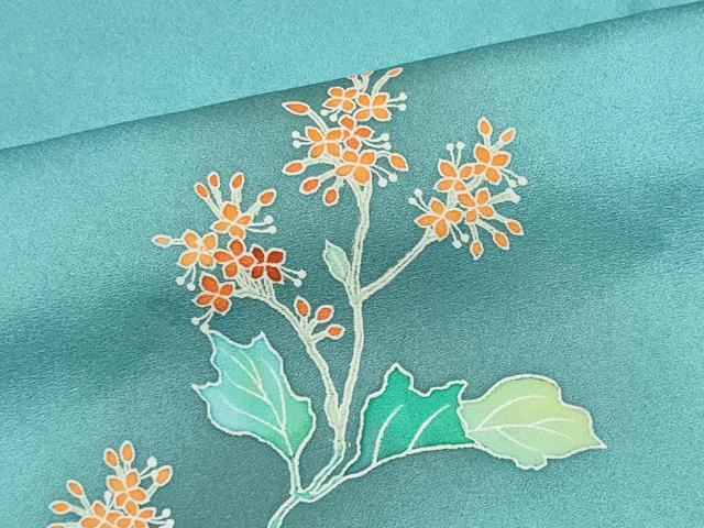 平和屋着物■訪問着　枝花文　暈し染め　正絹　逸品　CABI6565ou