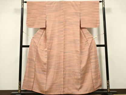 平和屋着物■上質な紬　霞文　正絹　逸品　未使用　CABI6566ou
