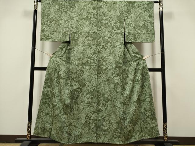 平和屋着物■上質な小紋　草木文　正絹　逸品　CABI6568ou