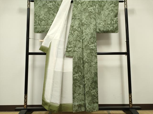 平和屋着物■上質な小紋　草木文　正絹　逸品　CABI6568ou