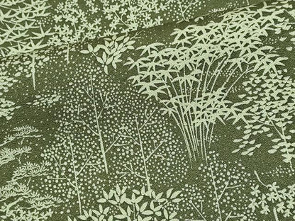 平和屋着物■上質な小紋　草木文　正絹　逸品　CABI6568ou