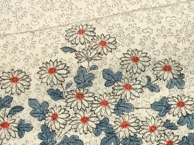 平和屋着物■上質な小紋　草花文　正絹　逸品　CABI6570ou