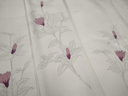 平和屋着物■訪問着　枝花文　正絹　逸品　CABI6572ou