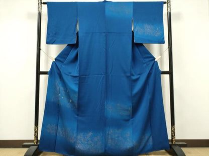 平和屋着物■訪問着　草花文　暈し染め　金彩　正絹　逸品　CABI6575ou