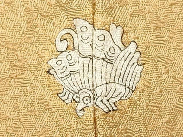平和屋着物■本草木染作家　瑞寶　色無地　作家物　飴色　正絹　逸品　CABI6578ou
