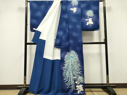 平和屋着物■訪問着　乱菊　暈し染め　正絹　逸品　CABI6583ou