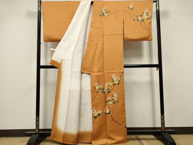 平和屋着物■訪問着　枝花文　正絹　逸品　CABI6585ou