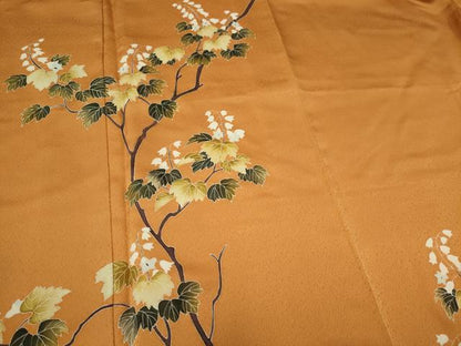 平和屋着物■訪問着　枝花文　正絹　逸品　CABI6585ou