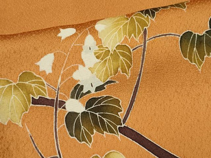 平和屋着物■訪問着　枝花文　正絹　逸品　CABI6585ou