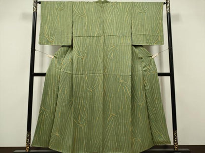 平和屋着物■上質な小紋　絞り　杢目文様　正絹　逸品　CABI6588ou