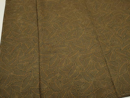 平和屋着物■上質な小紋　葉尽くし　正絹　逸品　未使用　CABI6589ou