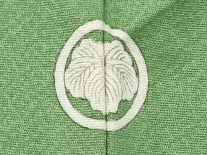 平和屋着物■豪華色留袖　刺繍　菱花文　若緑色　正絹　逸品　CABI6597ou