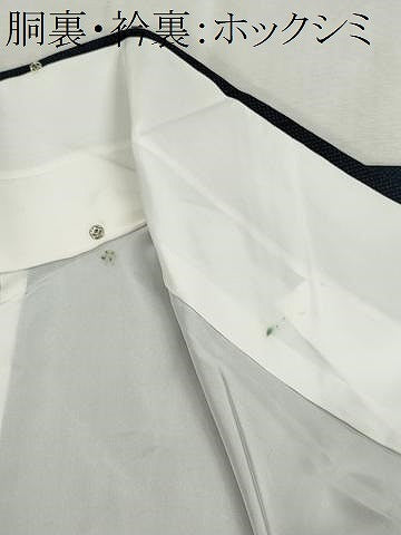 平和屋着物■上質な紬　幾何学文　正絹　逸品　CABI6598ou