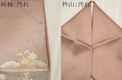 平和屋着物■訪問着　立波草花文　暈し染め　金彩　正絹　逸品　CABI6600ou