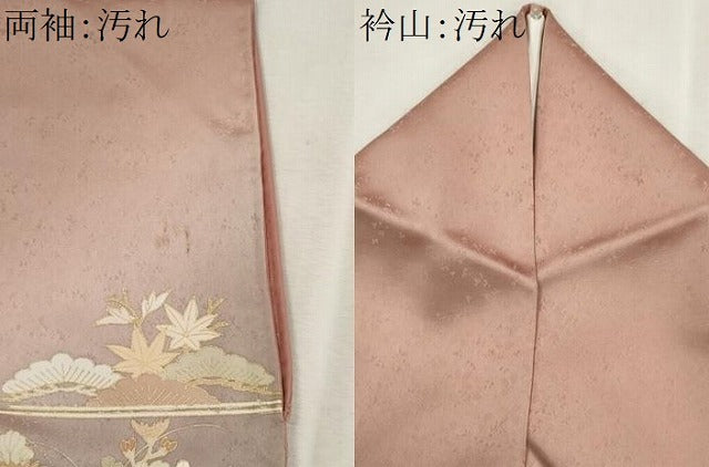 平和屋着物■訪問着　立波草花文　暈し染め　金彩　正絹　逸品　CABI6600ou