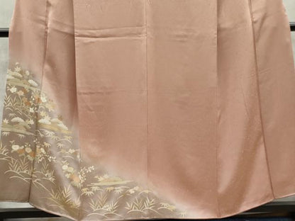 平和屋着物■訪問着　立波草花文　暈し染め　金彩　正絹　逸品　CABI6600ou