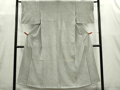 平和屋着物■大変加工の良い総絞り小紋　正絹　逸品　CABI6603ou
