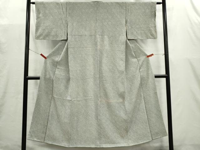 平和屋着物■大変加工の良い総絞り小紋　正絹　逸品　CABI6603ou