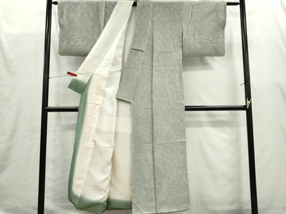 平和屋着物■大変加工の良い総絞り小紋　正絹　逸品　CABI6603ou
