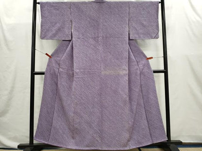 平和屋着物■大変加工の良い総絞り小紋　正絹　逸品　CABI6606ou